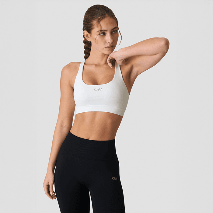 Define Racer Sport-BH Vit – från ICANIWILL – 449 kr – hos Bodystore