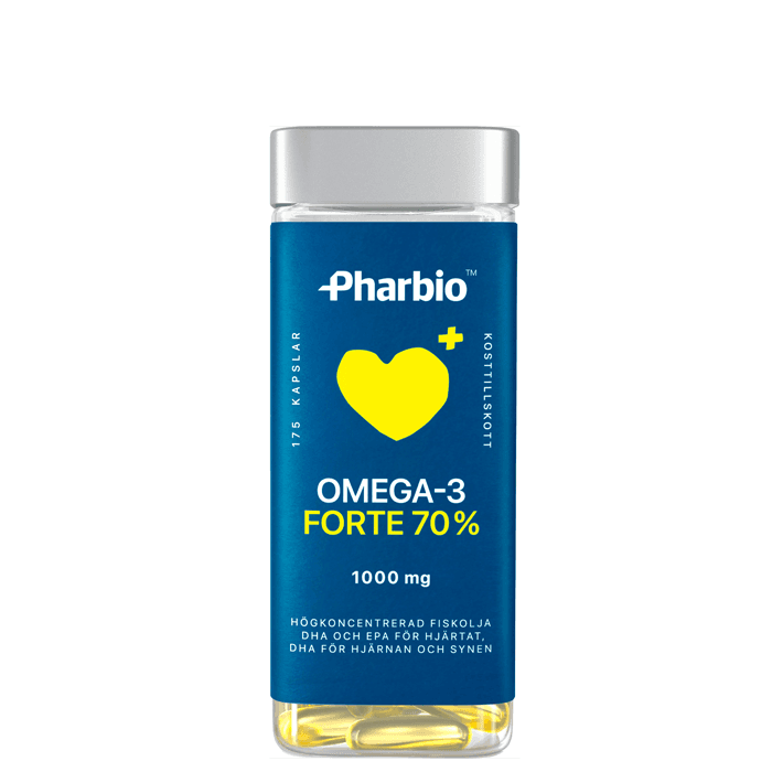 Omega-3 Forte 175 kapslar – från Pharbio – 379 kr – hos Bodystore