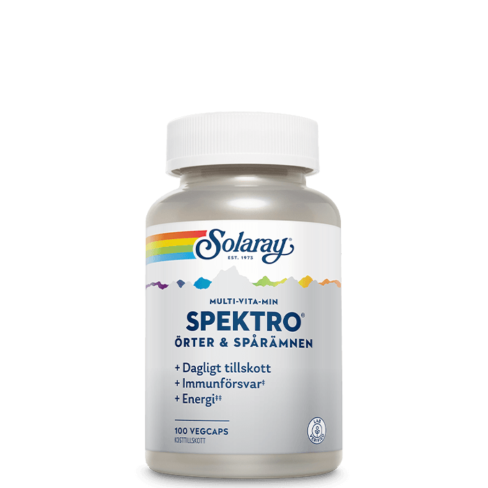 Spektro Multivitamin 100 kapslar – från Solaray – 299 kr – hos Bodystore