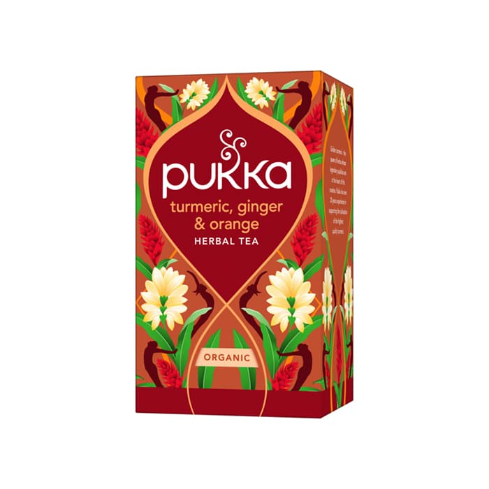 Örtte Turmeric, Ginger & Orange EKO 20 st – från Pukka – 49 kr – hos Bodystore