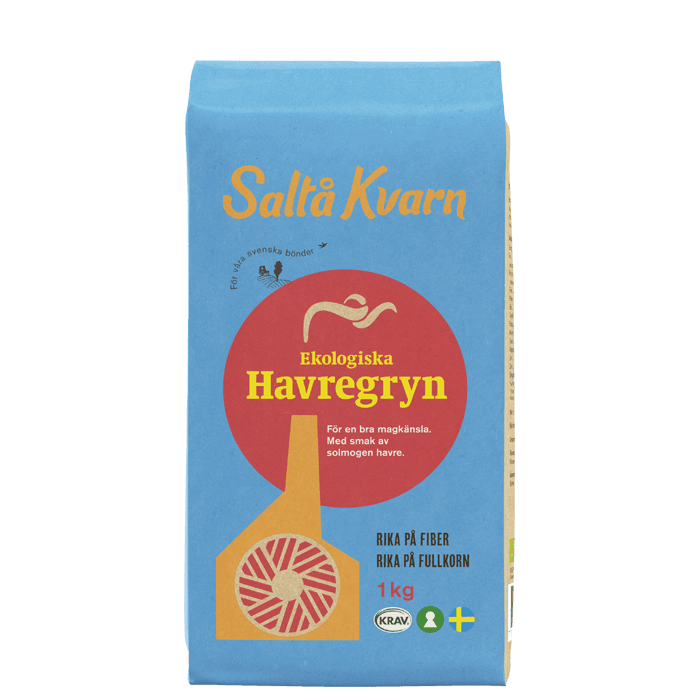 Havregryn 1 kg – från Saltå Kvarn – 55 kr – hos Bodystore