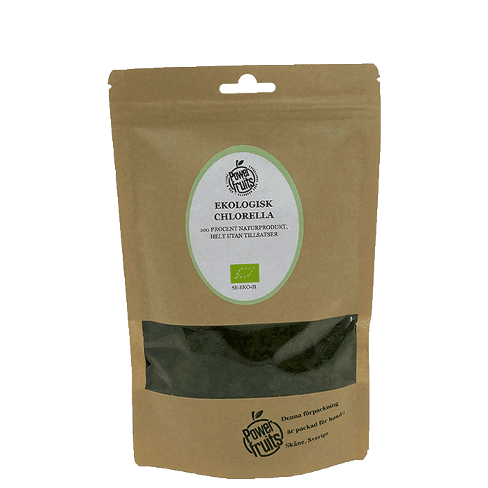 Ekologisk Chlorella 250 g – från Powerfruits – 217 kr – hos Bodystore