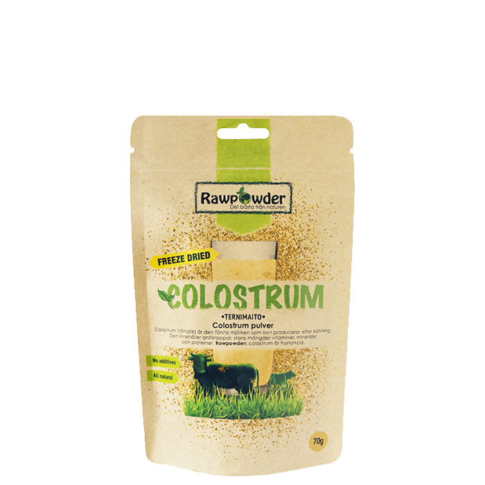 Colostrum 70 g – från Rawpowder – 151 kr – hos Bodystore